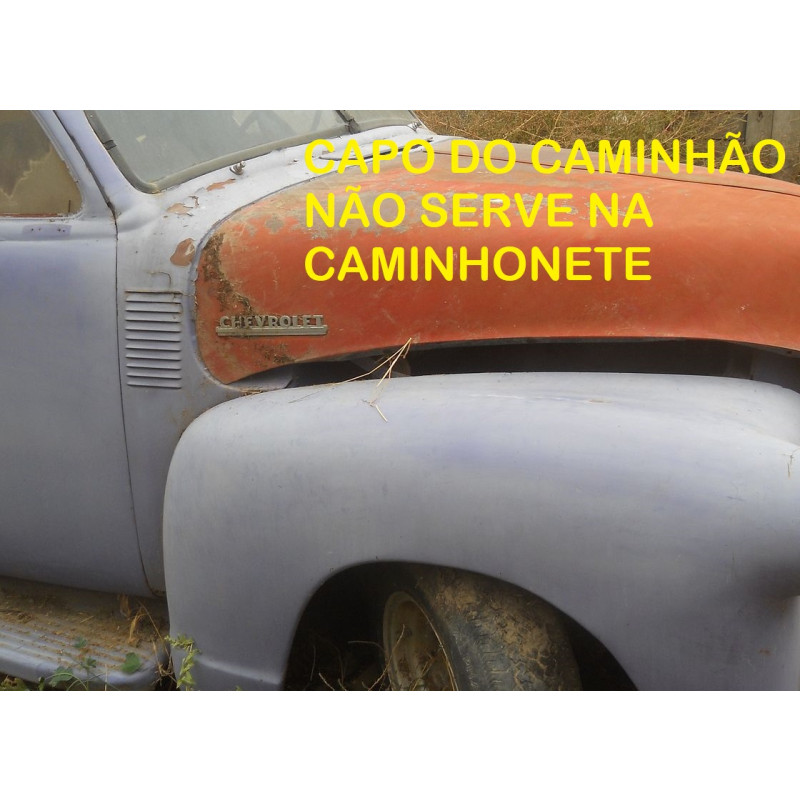 Capô Caminhão Boca de Bagre 54 à 55 Original Usado