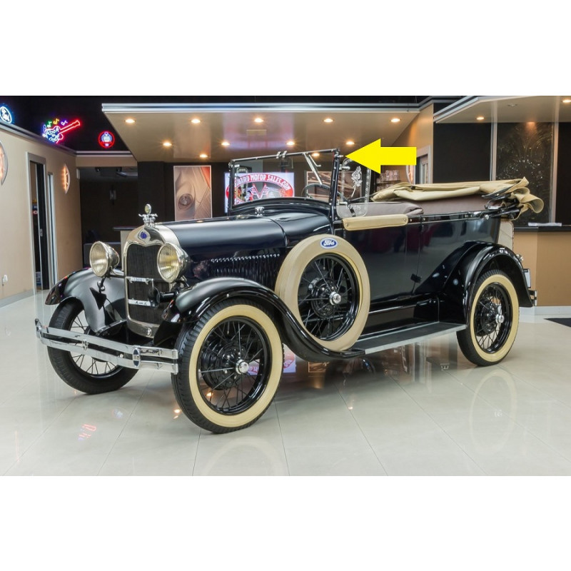 Borboleta da Coluna Parabrisa Ford 1922 a 1931 Porca Nova - Par