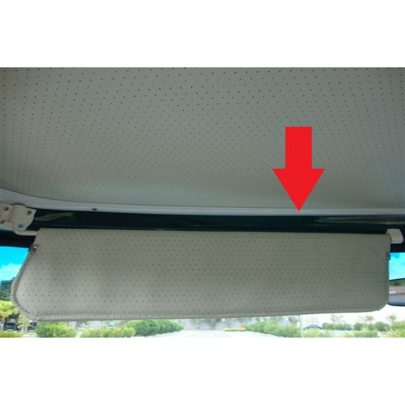 Borracha Acabamento do Forro Teto Interno Chevrolet Brasil Cinza