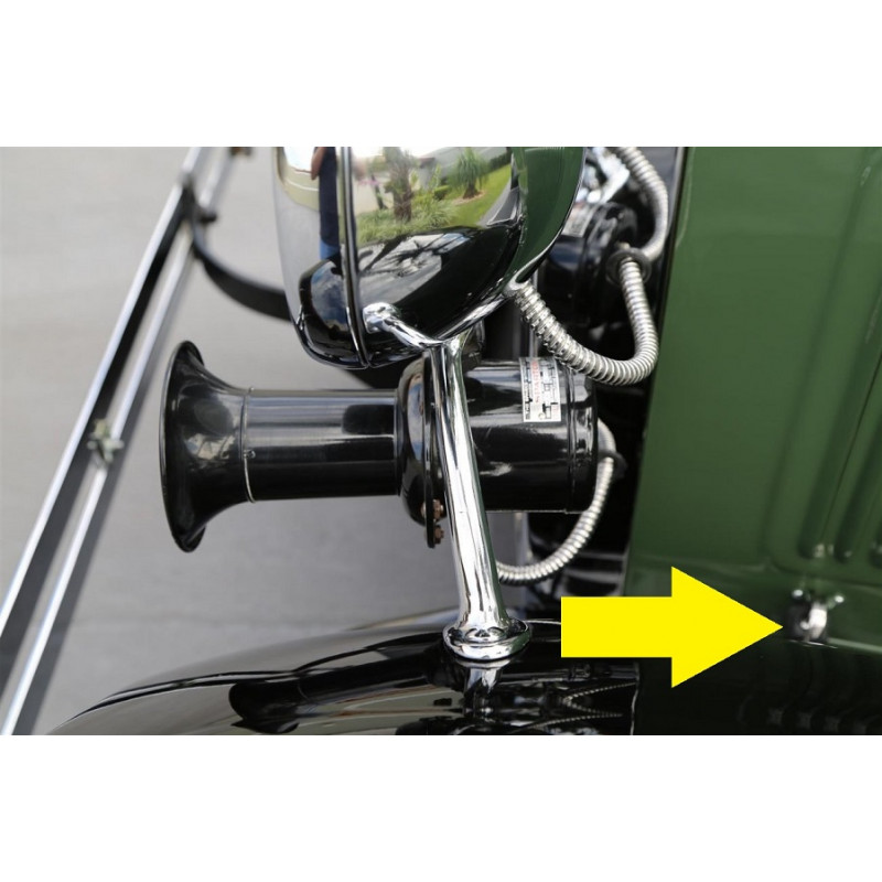 Borracha do Fixador do Capô Ford A 1928 a 1931 Fordinho Importada - Jogo