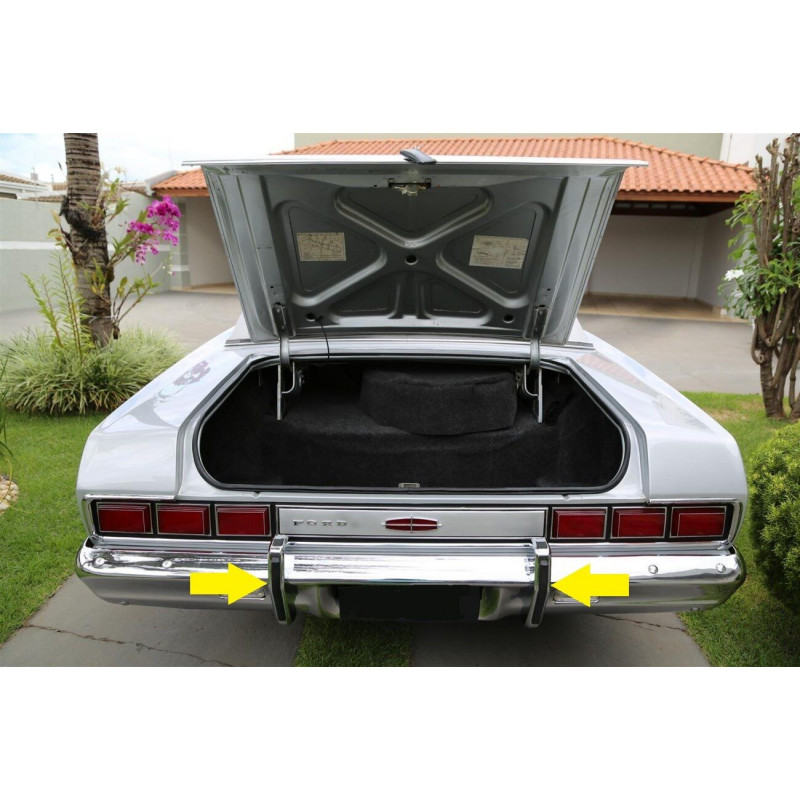 Borracha Batente Parachoque Traseiro Landau - Par