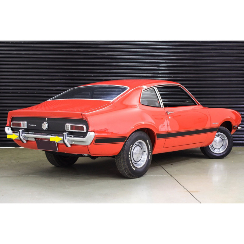 Borracha Batente Parachoque Maverick - Par