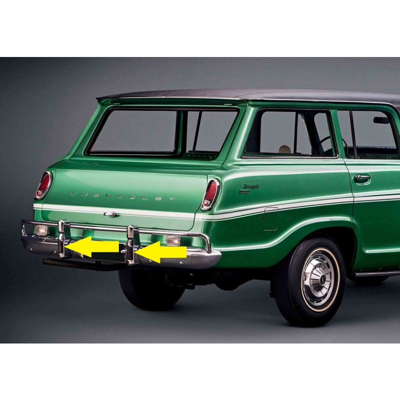 Borracha Batente Parachoque Veraneio Até 1988 Padrão Original - Par