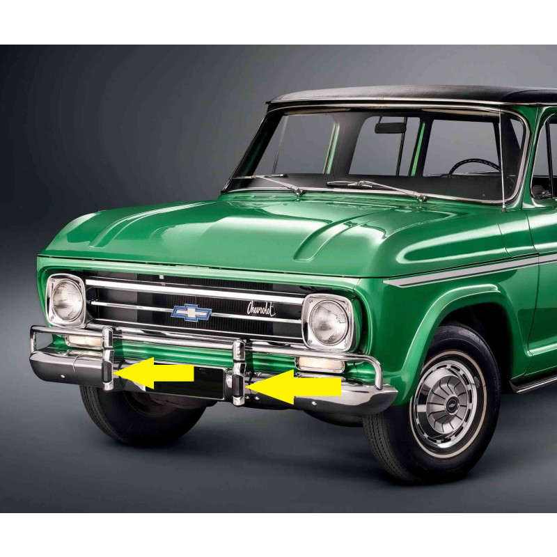 Borracha Batente Parachoque Veraneio Até 1988 Padrão Original - Jogo