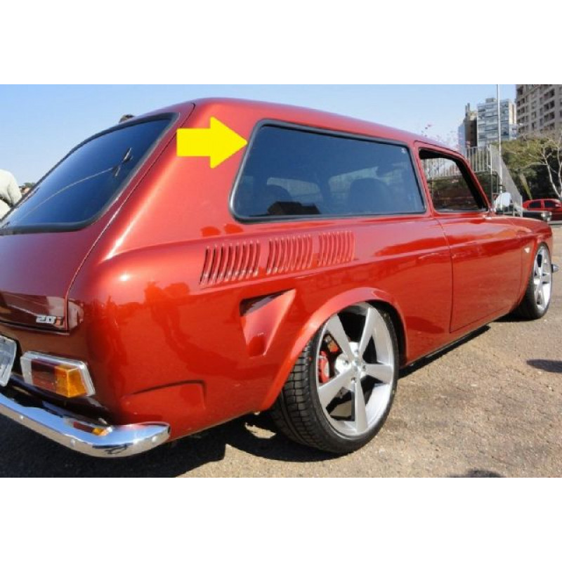 Borracha Janela Fixa Variant sem Friso