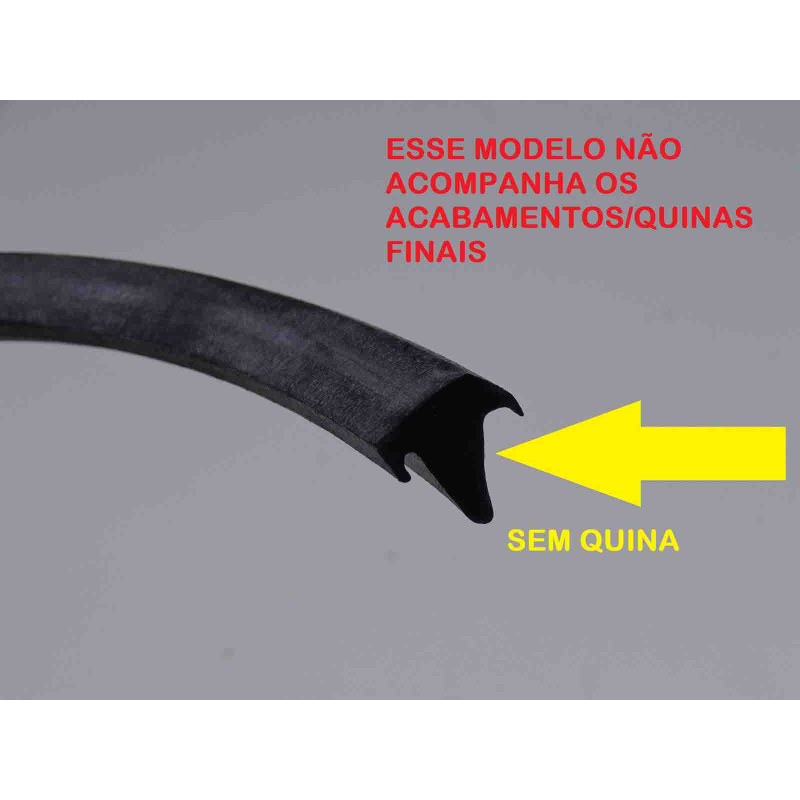 Borracha Inferior Porta Ford Maverick 2 Portas Sem Quina -Par