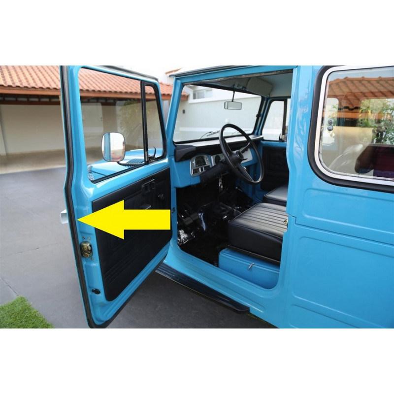 Borracha Porta Toyota Bandeirante 1985 a 2001 Autotravi - Par