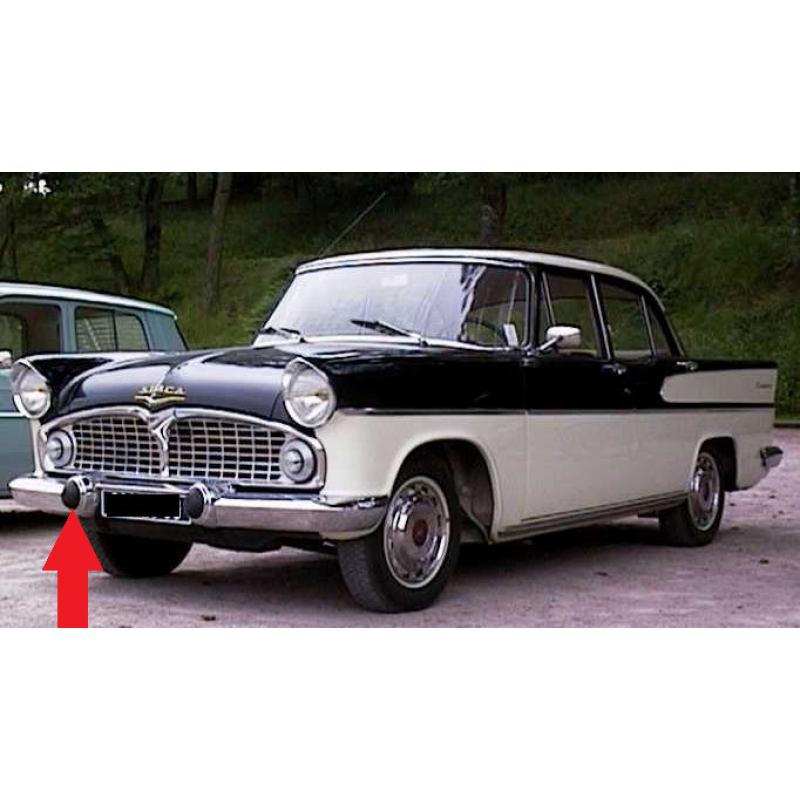 Borracha do Batente do Parachoque Simca Original Usado