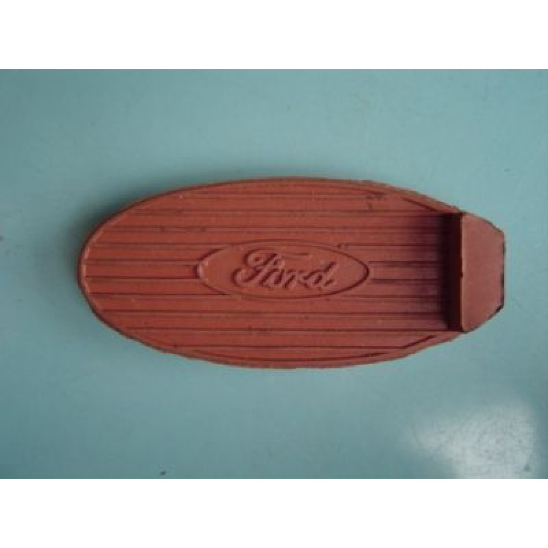 Borracha Freio/Embreagem Fordinho 28 à 31 Vermelho - Par