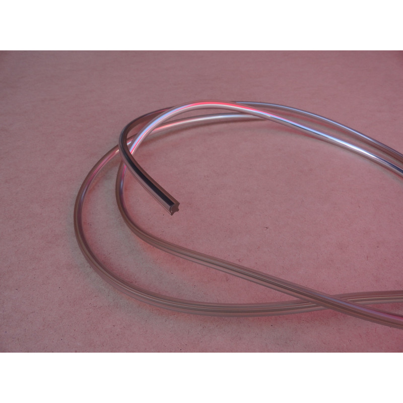 Borracha Vigia Traseiro + Friso Cromado Chevrolet Brasil 1958 a 1963