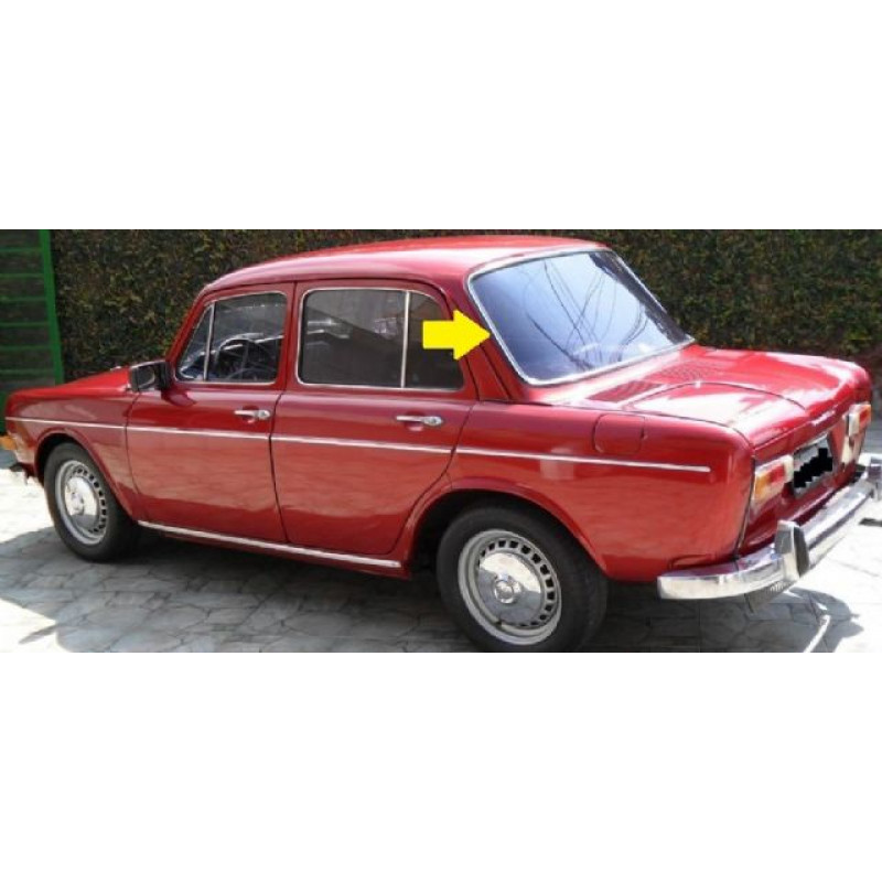 Borracha Vigia VW 1600 Zé Caixão Mod. Utiliza Friso