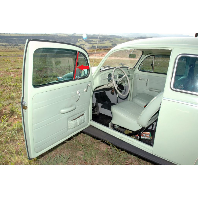 Borracha Encosto do Quebra Vento Fusca 1959 à 1970 - Par