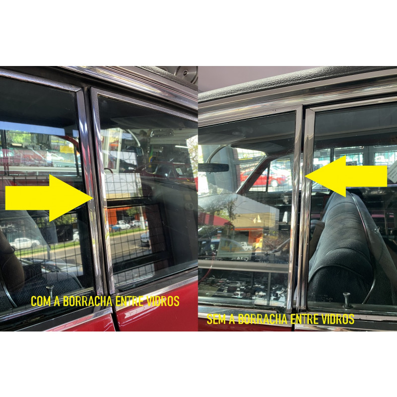 Borracha Entre Vidros Bel Air Impala 2 Portas Hardtop Conversível 1958 a 1964 - Par