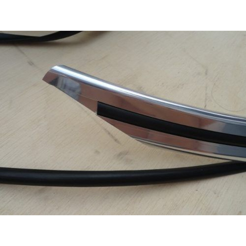 Borracha Friso Kombi Luxo Preto kit