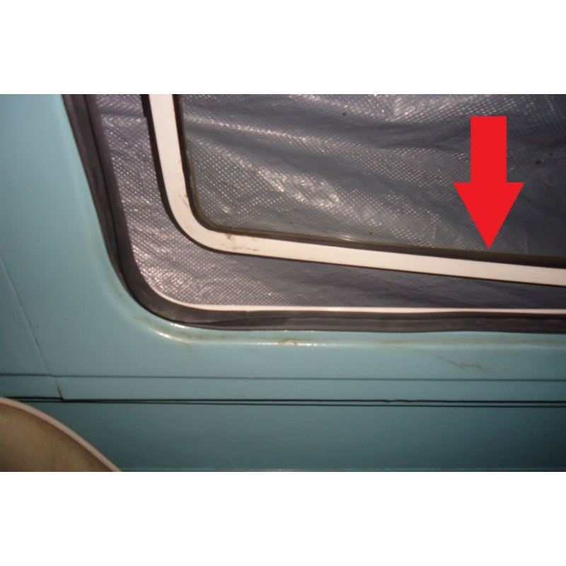 Borracha Janela Móvel Guarnição do Vidro Kombi Antiga até 75