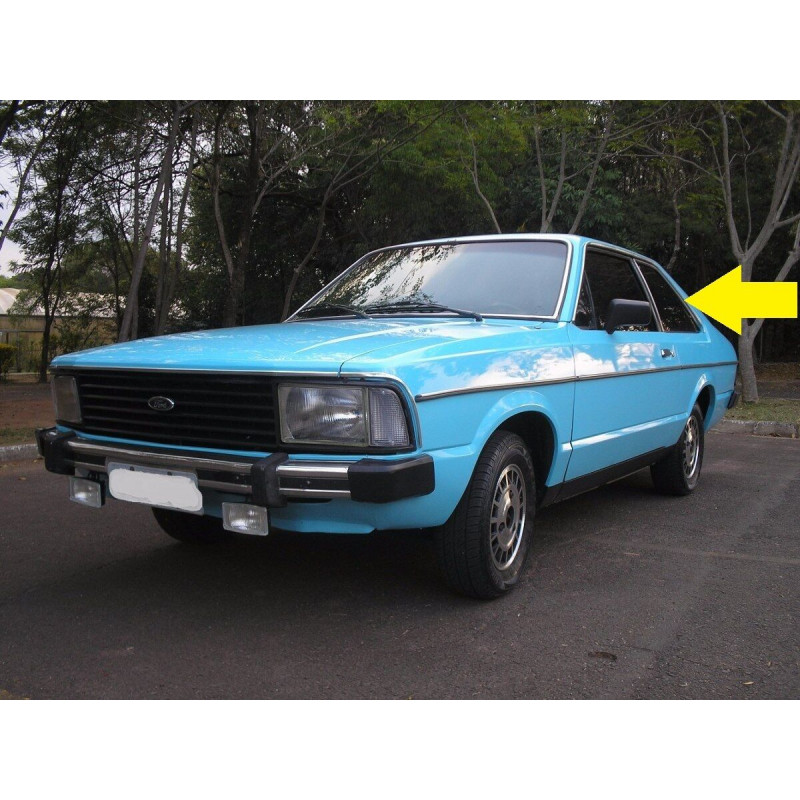 Borracha Janela Lateral Móvel Esquerda Corcel II Após 1978