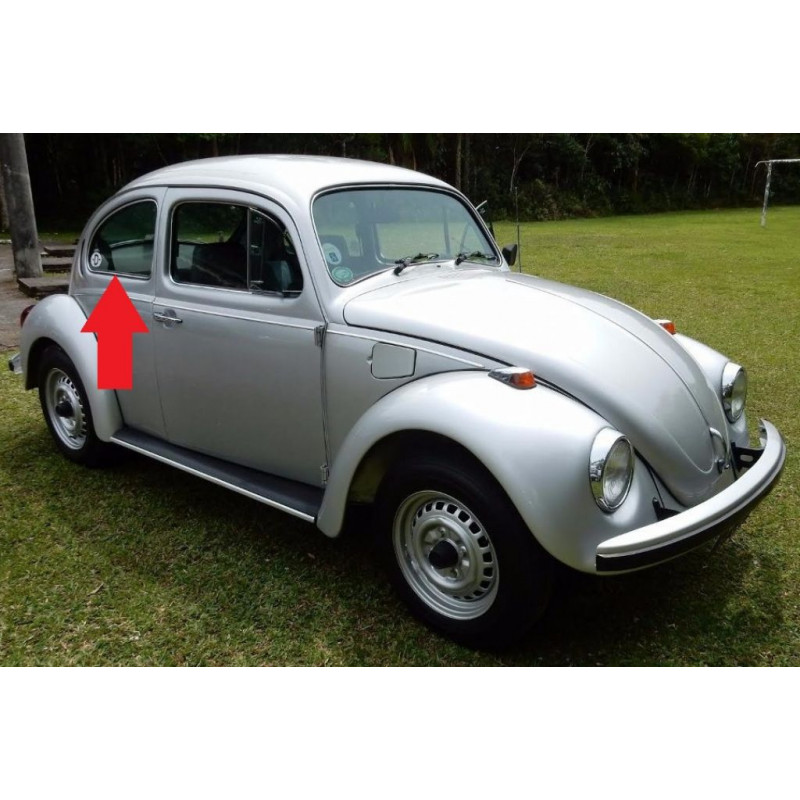 Borracha Janela Lateral Fixa Fusca Modelo para Friso Autotravi