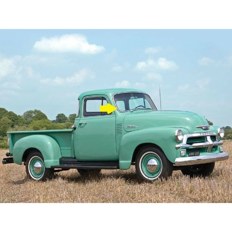 Borracha Parabrisa Dianteiro Com Friso Chevrolet Boca de Bagre 54 e 55 