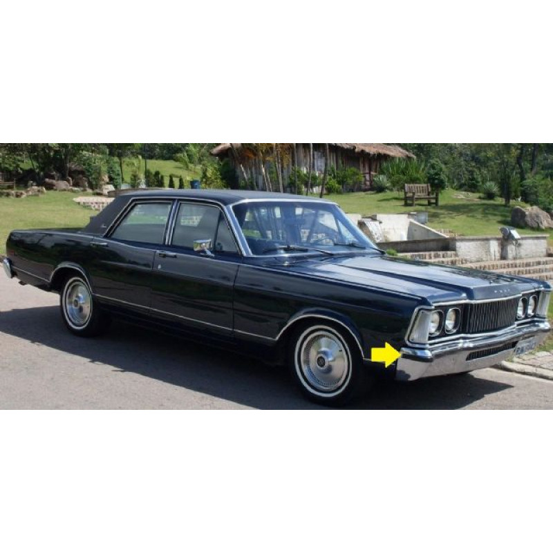 Borracha Parachoque Dianteiro Galaxie, LTD e Landau 2,20m