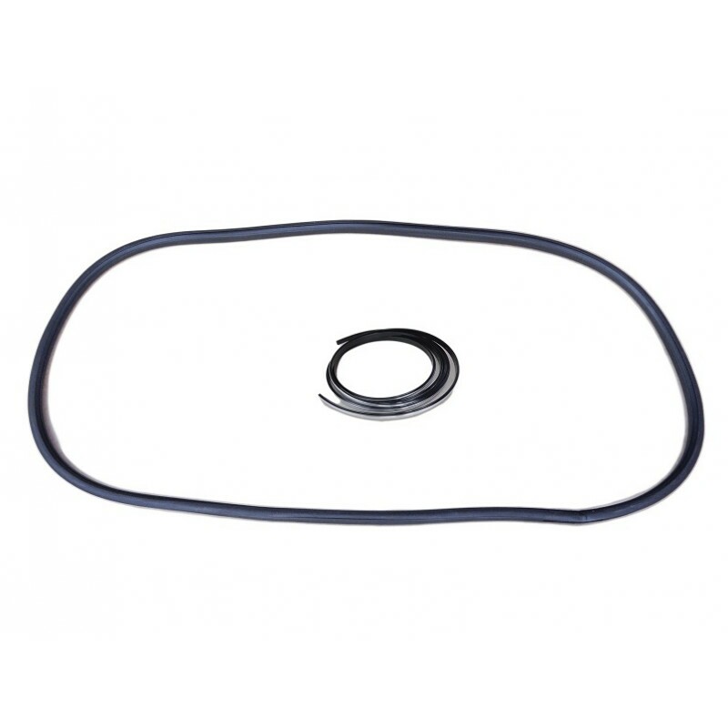 Borracha Parabrisa Dianteiro Com Friso Chevrolet Boca de Bagre 54 e 55 