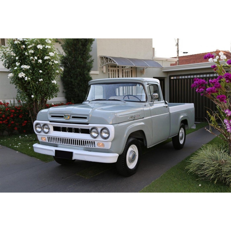 Borracha Quebra Vento + Encosto F-100 F-350 F-600 1962 a 1971 - Jogo