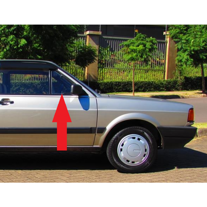 Borracha Quebra Vento Direito Gol Voyage 88 em Diante