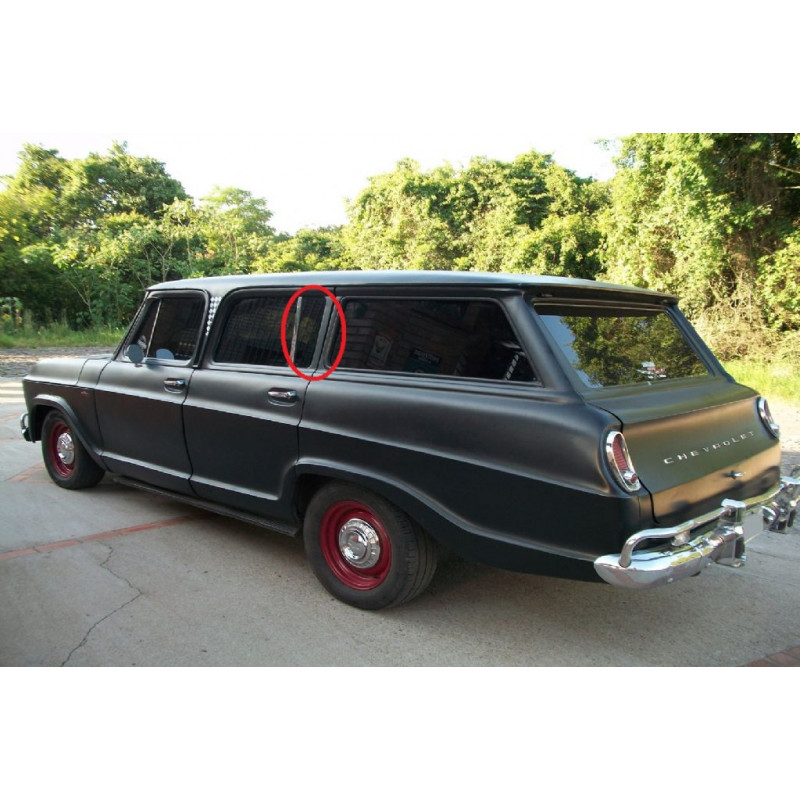 Borrachas do Quebra Vento Traseiro Veraneio 64 à 88 Nova - Par