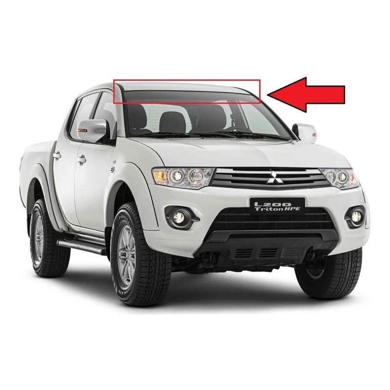 Mitsubishi L200 Triton - Borracha Superior Parabrisa