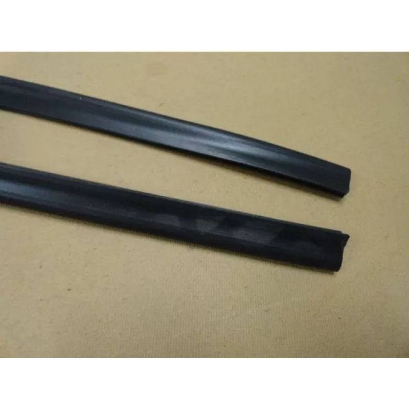 Borracha Suporte do Vidro da Porta Fusca - Par