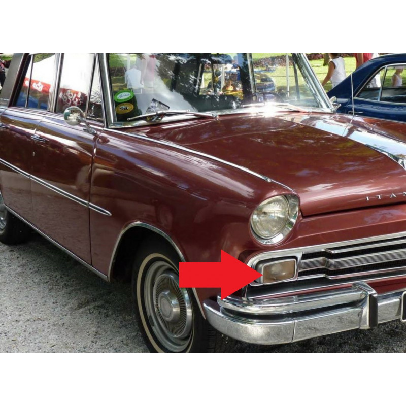 Borracha Guarnição do Pisca Dianteiro Aero Willys Itamaraty 67 À 71 Original