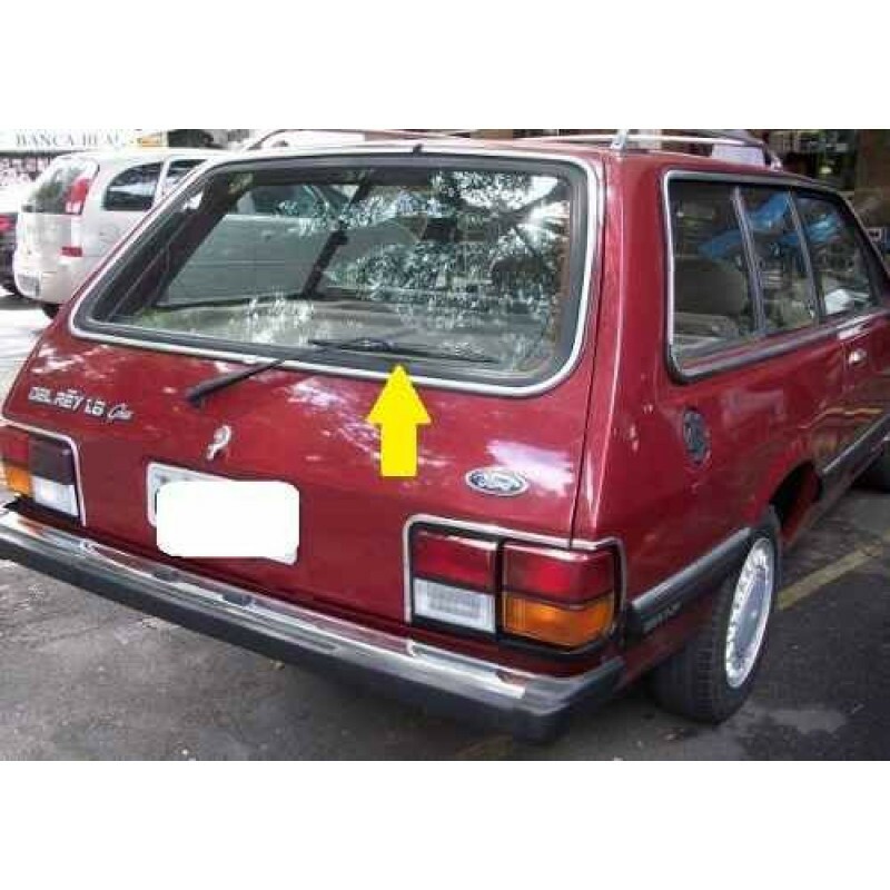 Borracha Vigia Belina II após 78 Modelo Utiliza Friso Alumínio