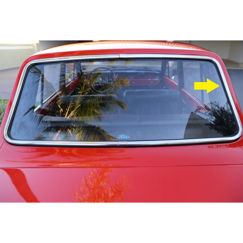 Borracha Vigia Ford Corcel I 1969 a 1977 4 Portas P/ Friso