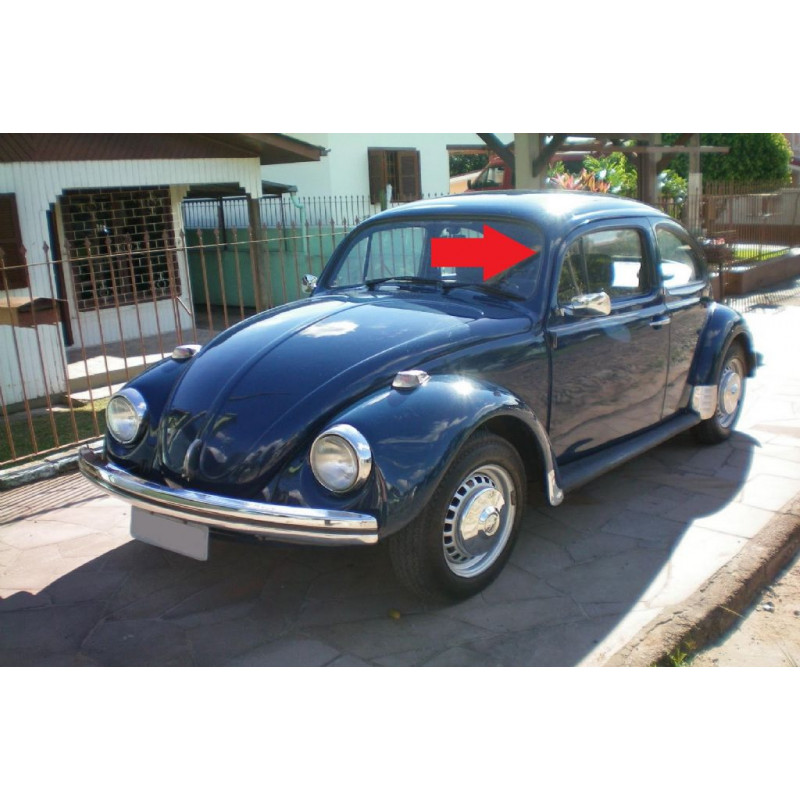 Borracha Parabrisa Fusca Modelo sem Friso