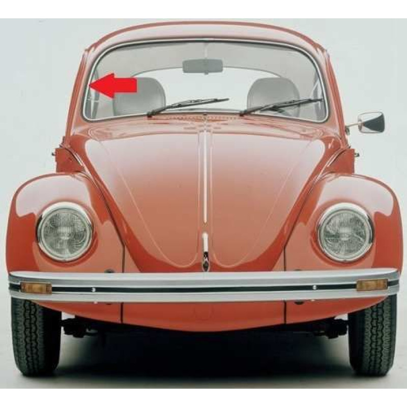 Borracha Parabrisa Fusca P/ Friso Todos os Anos