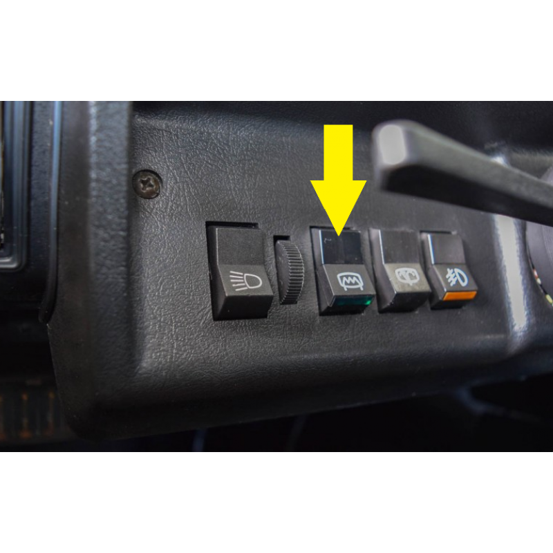 Botão Desembaçador Vidro Traseiro Vigia Gol Voyage Parati até 87 