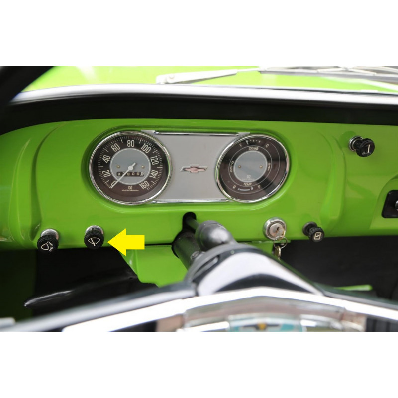 Botão Painel Marfim Limpador C-10 D-60 C-14 C-15 Veraneio