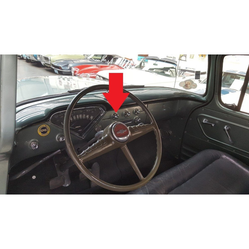 Botão do Painel Cromado Novo Marta Rocha 55 à 59