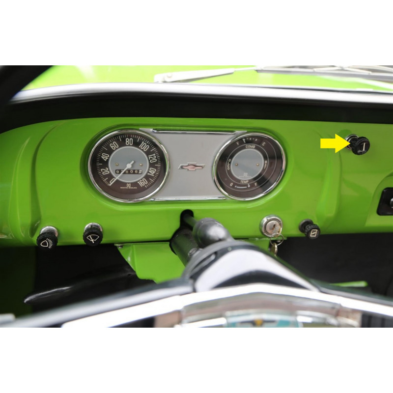 Botão Painel Marfim Acendedor C-10 D-60 C-14 C-15 Veraneio