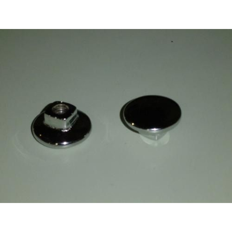 Botão Lateral Capota Ford 28 à 31 Cromado - Par