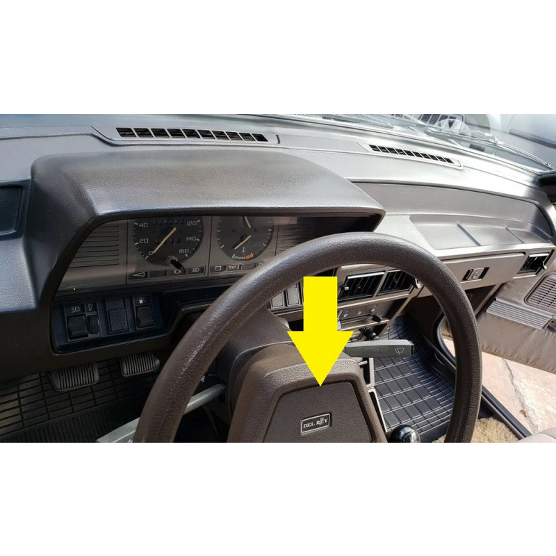 Botão Capa Miolo Volante Buzina Del Rey Marrom Original