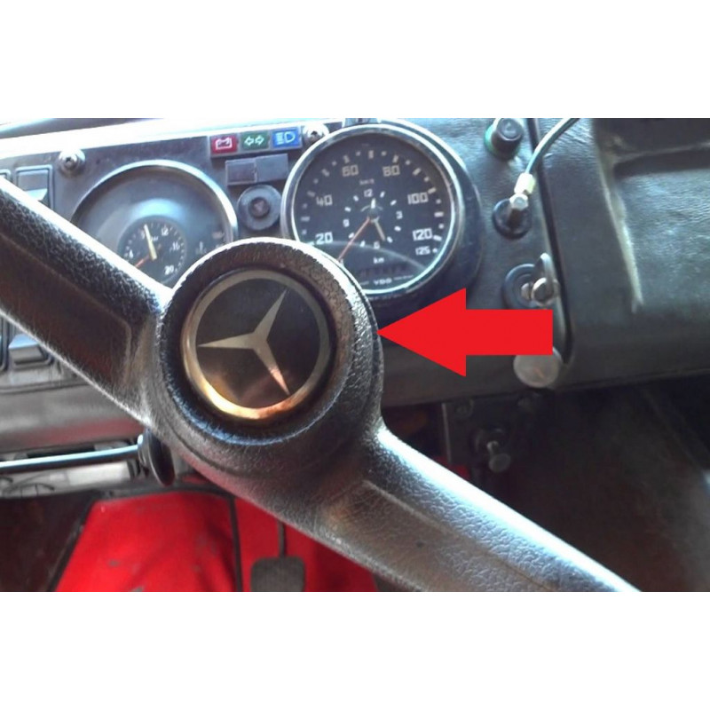 Botão Volante Mercedes Benz 1111, 1113 e 1333 Preto Novo