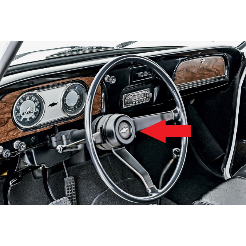 Botão Buzina Volante 3 Raias Opala C-10 D-10 Original GM Usado