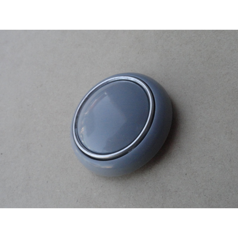 Botão Buzina Volante Kombi até 75 Corujinha Antiga Cinza 1ª Linha