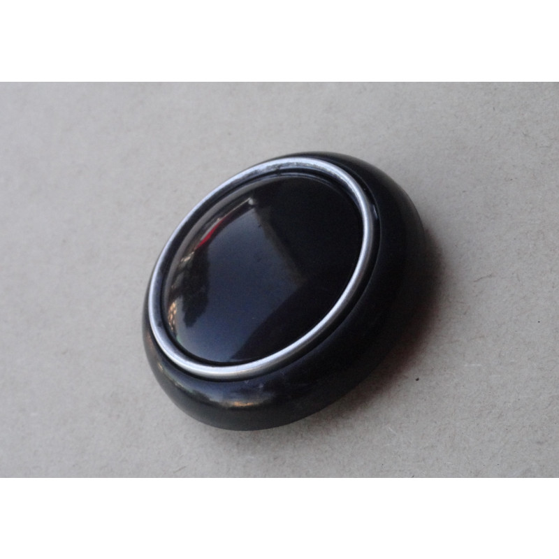 Botão Buzina Volante Kombi até 75 Corujinha Antiga Preto 1ª Linha