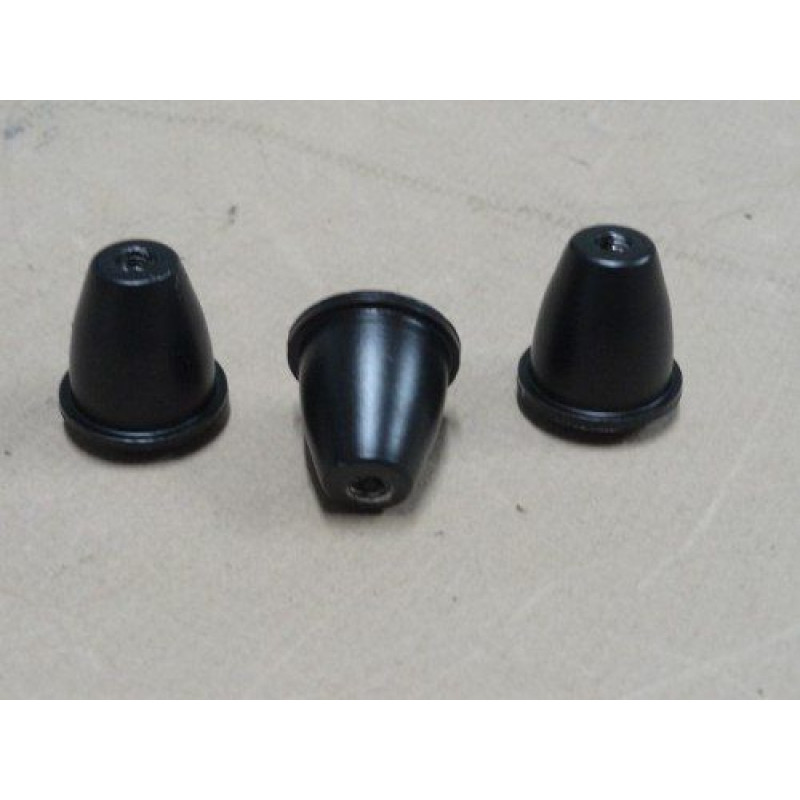 Botão Painel Kombi Preto