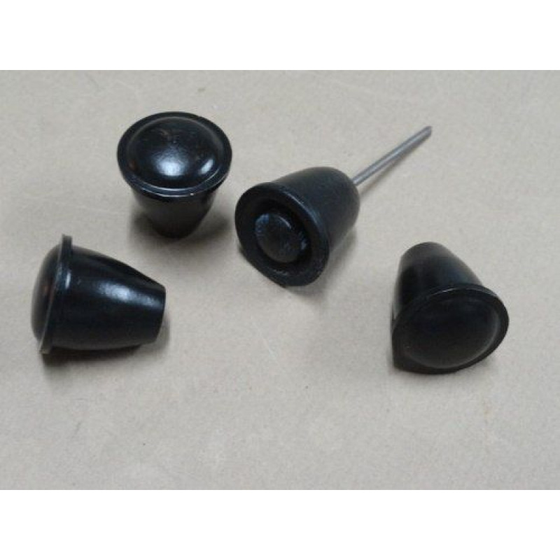 Botão com Esguicho Fusca até 70 Preto