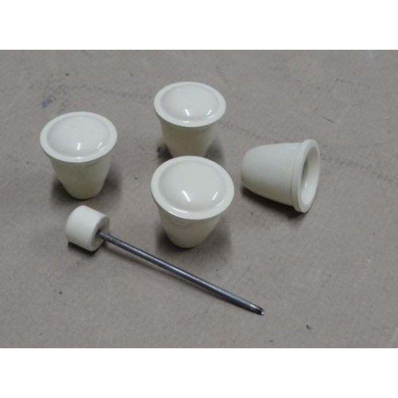 Botão com Esguicho Fusca até 70 Bege