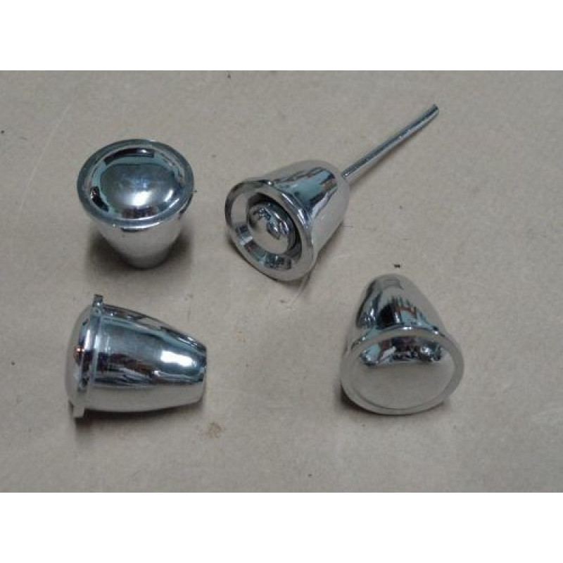 Botão com Esguicho Fusca até 70 Cromado