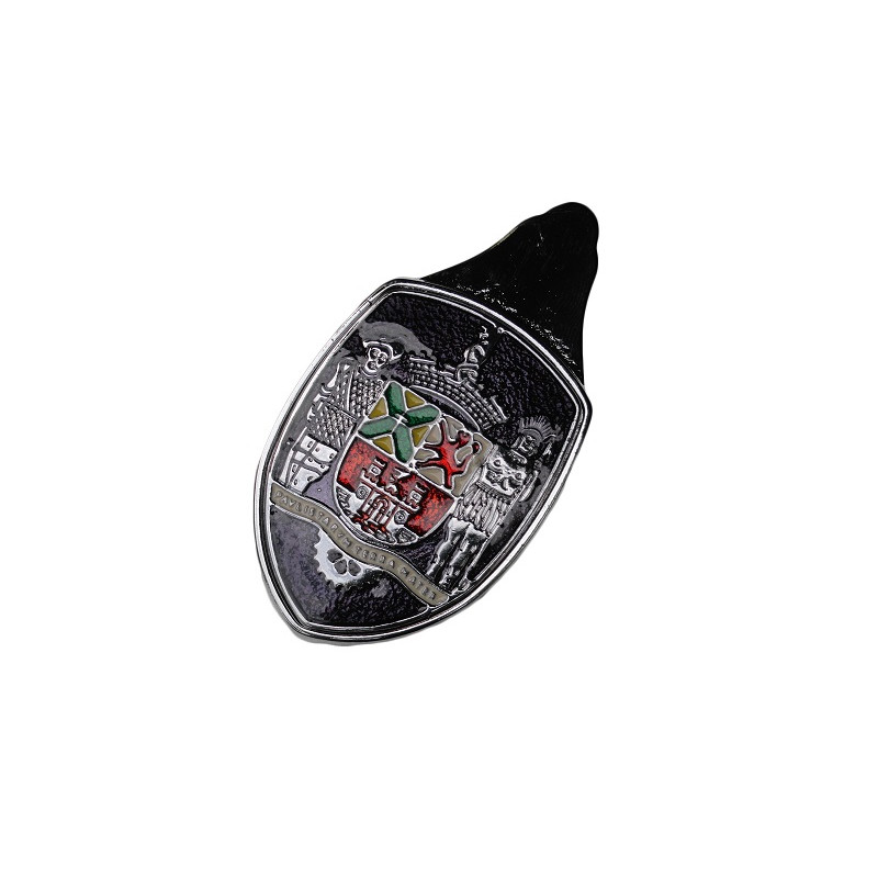 Emblema Brasão Capô com Moldura Paulistarum Roxo Fusca até 1966