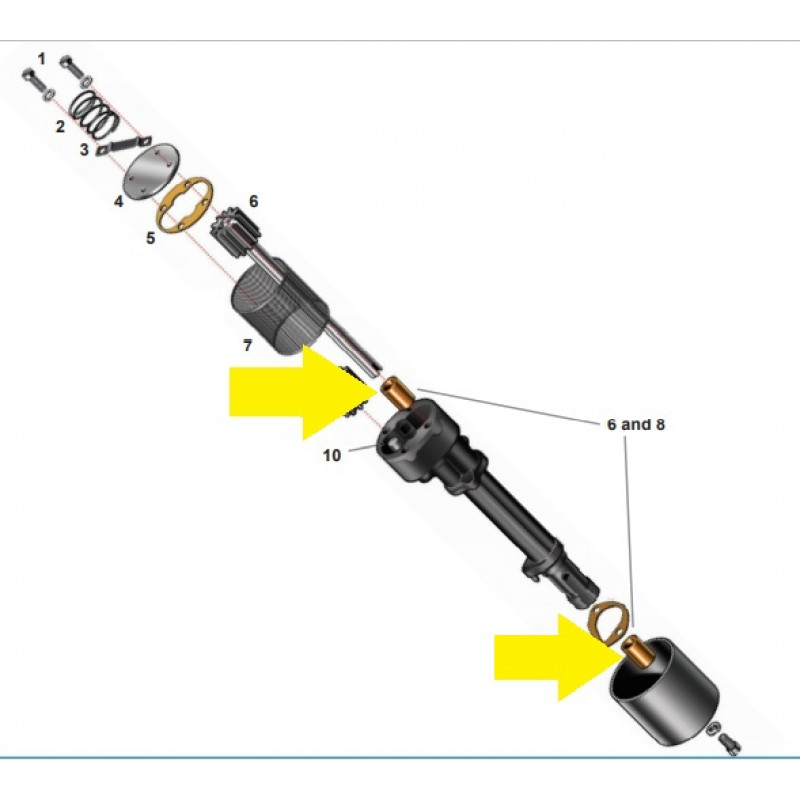 Bucha Bomba de Óleo Ford Model A 1928 a 1929 Importada Par